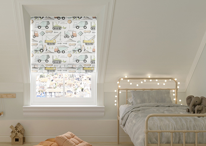 Tinker Town, Technicolour - Twist&Fit Roman Blind - Image 3